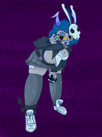 SpiderBun (NEONWHITE/HOMESTUCK)